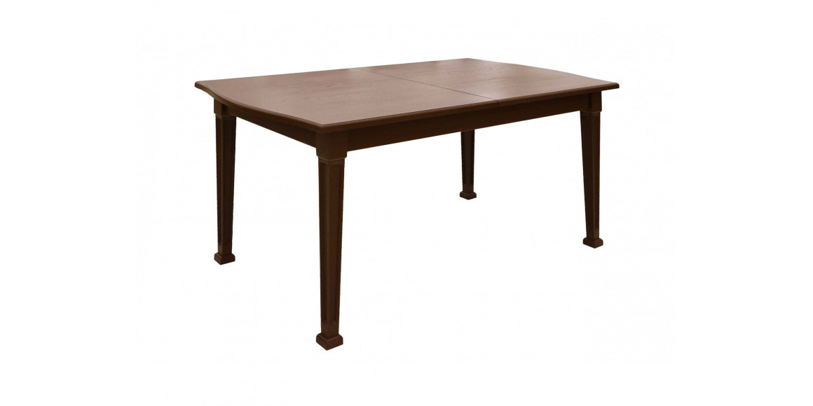обеденный стол VEGA X64 WAVY (90X160X200) BROWN EMAL (1)