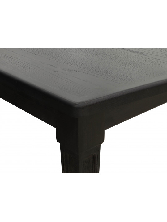 dining table VEGA X64 WAVY (90X160X200) CHOCOLATE PIGMENT (1)