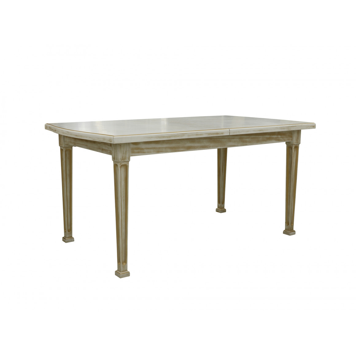 სასადილო მაგიდა VEGA X64 WAVY (90X160X200) ANTIK GOLD (1)