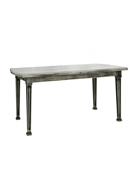dining table VEGA X64 WAVY (90X160X200) ANTIK GREY (1)