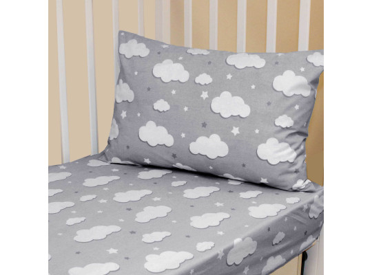 простыня на резинке RESTFUL RFR 60X120 2813 GREY FS