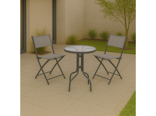 садовый гарнитур KOOPMAN GARDEN FURNITURE SET 3PCS