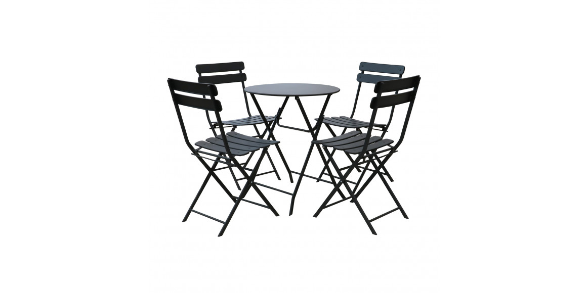 garden set KOOPMAN GARDEN FURNITURE 1+4 ANTRACITE