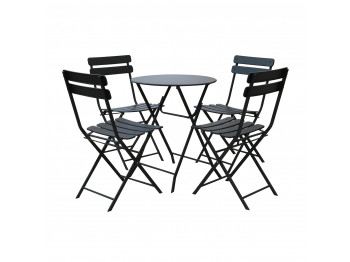 садовый гарнитур KOOPMAN GARDEN FURNITURE 1+4 ANTRACITE