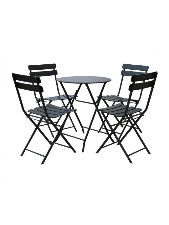 садовый гарнитур KOOPMAN GARDEN FURNITURE 1+4 ANTRACITE