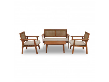 садовый гарнитур KOOPMAN GARDEN FURNITURE SET WOOD (F1)