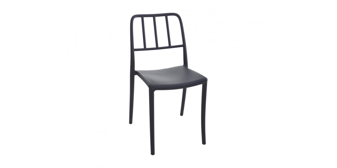 garden chair KOOPMAN STACKABLE PP DARK GREY