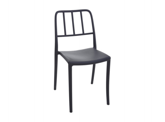 garden chair KOOPMAN STACKABLE PP DARK GREY