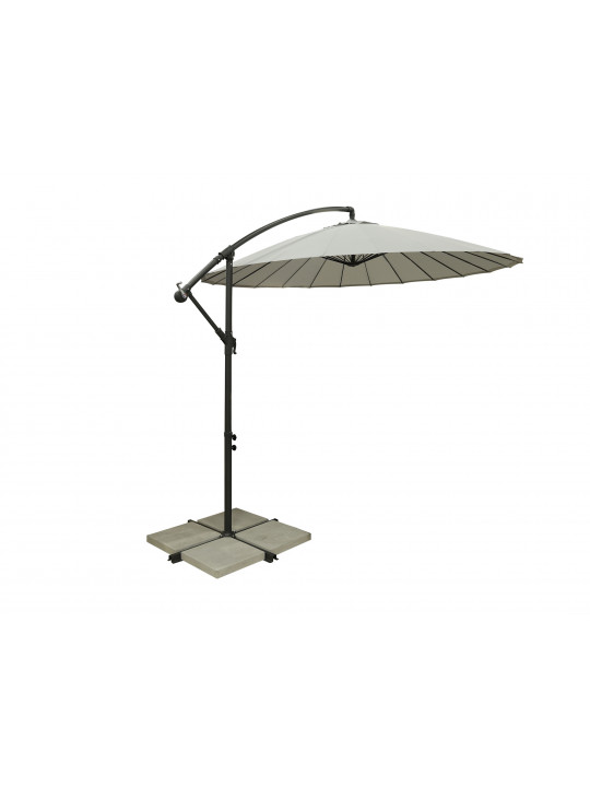 garden accessories KOOPMAN UMBRELLA BANANA SHANGHAI GREY