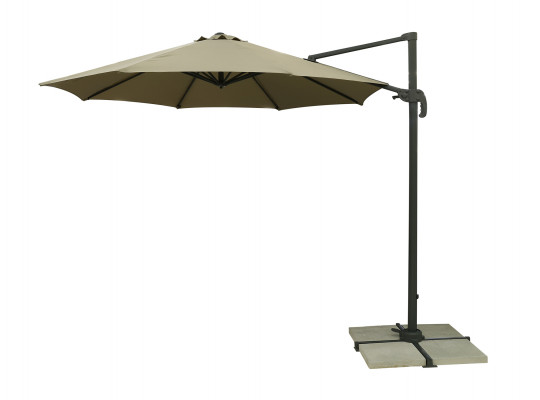 садовые аксессуары KOOPMAN UMBRELLA ROMA 300CM DARK GREY