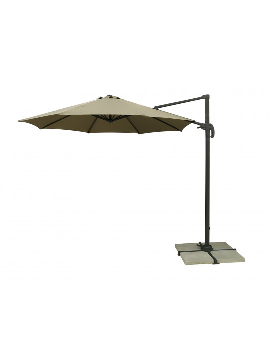 садовые аксессуары KOOPMAN UMBRELLA ROMA 300CM DARK GREY