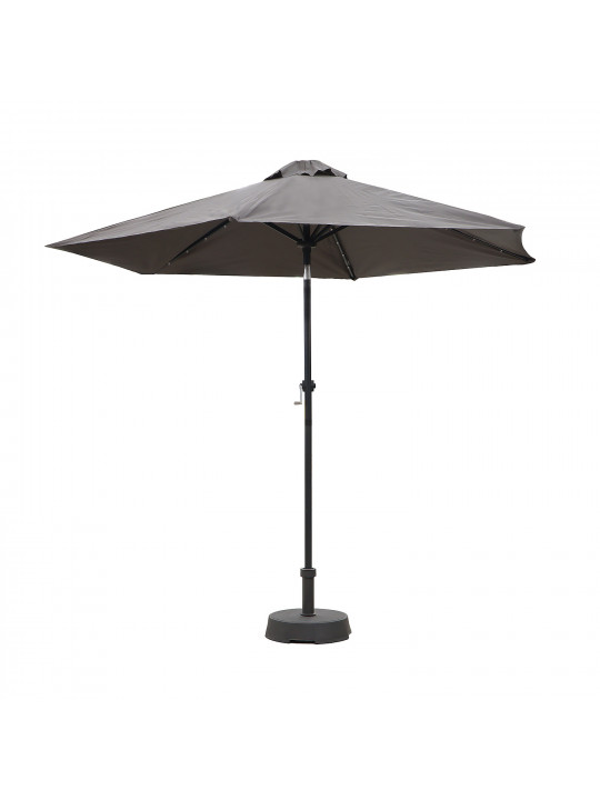 ბაღის აქსესუარები KOOPMAN UMBRELLA SOLAR ANTHRACITE