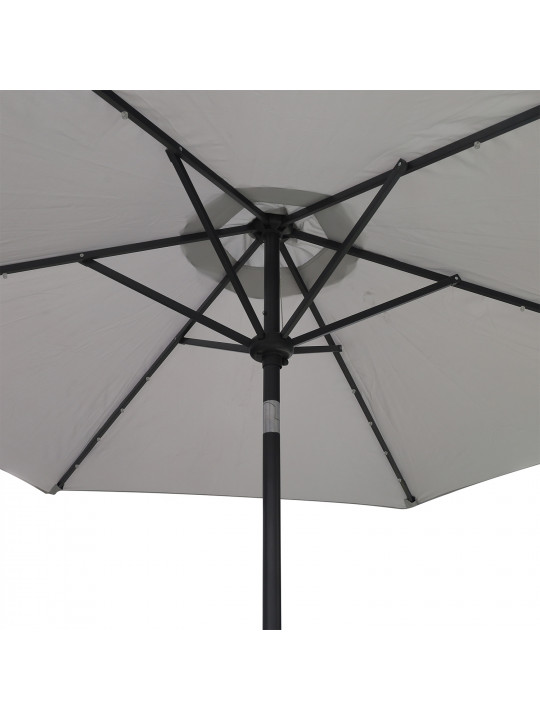 ბაღის აქსესუარები KOOPMAN UMBRELLA SOLAR LIGHT GREY