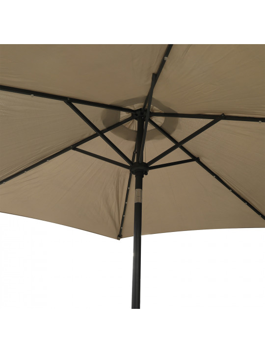 garden accessories KOOPMAN UMBRELLA SOLAR TAUPE DIA 270CM
