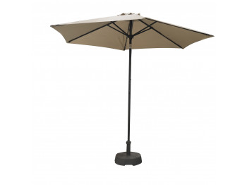 garden accessories KOOPMAN UMBRELLA SOLAR TAUPE DIA 270CM