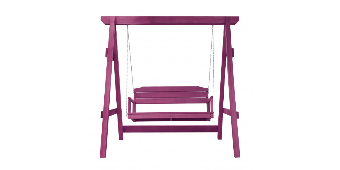 садовый кресло качалка HOBEL WINGS WOOD PINK (2)