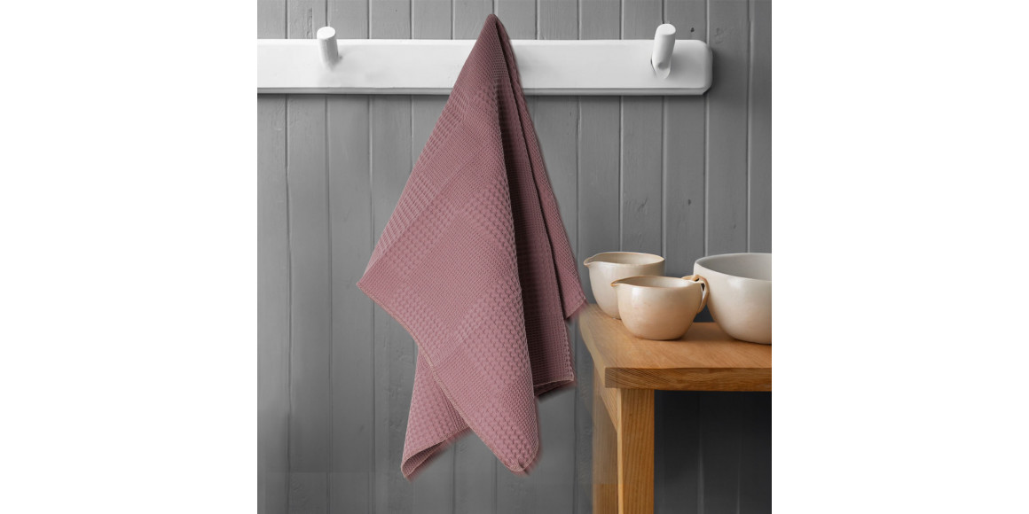 kitchen towel VETEXUS VDS DUSTY PINK 50X70 (727127)