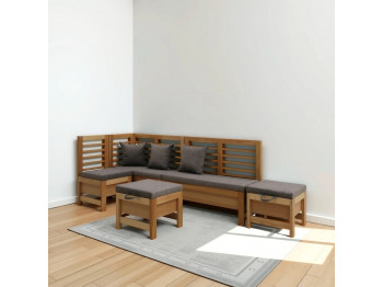 სამზარეულოს კუთხე HOBEL CORNER OLIVER WOOD NATURAL/LEONARDO 5 L (5)