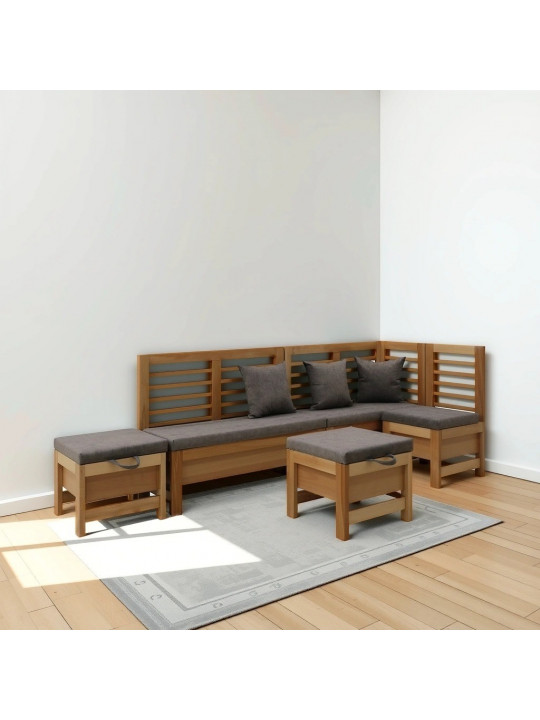 სამზარეულოს კუთხე HOBEL CORNER OLIVER WOOD NATURAL/LEONARDO 5 R (5)