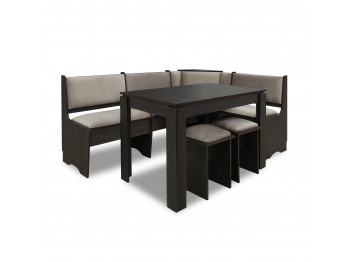 кухонный уголок HOBEL X87 136X206 K016 / LETTO NOR 23 ( (7)