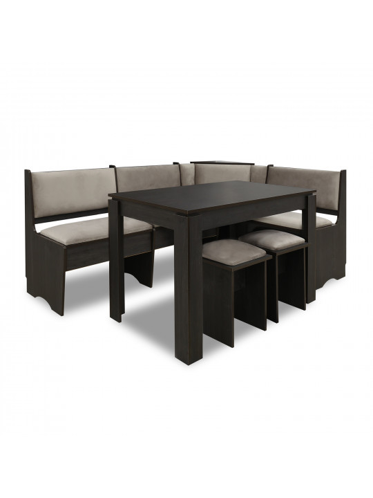 სამზარეულოს კუთხე HOBEL X87 136X206 K016 / LETTO NOR 23 ( (7)