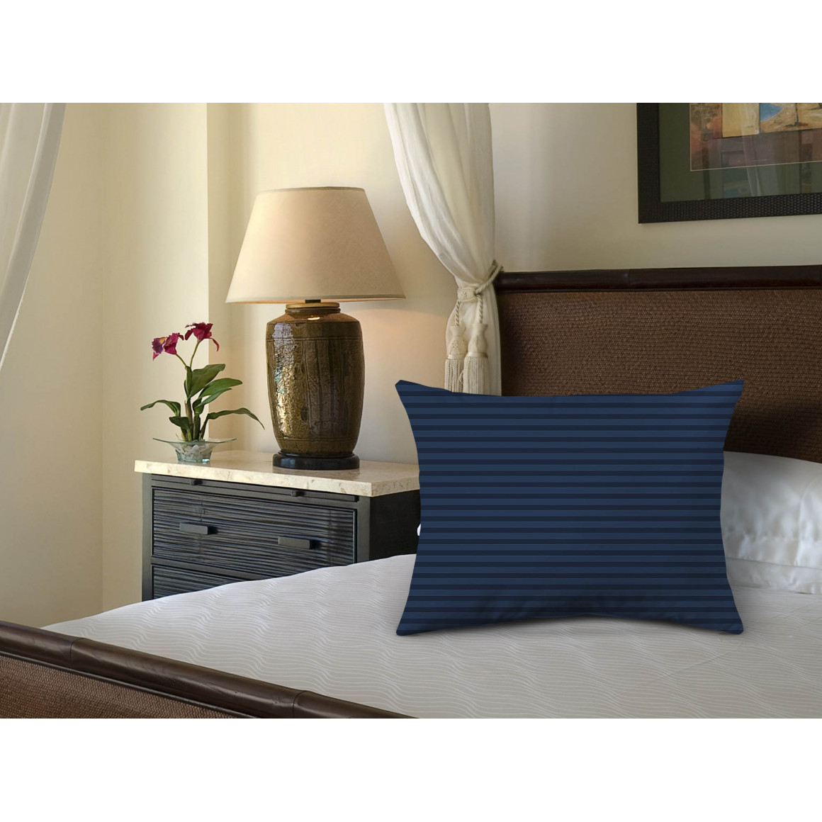 наволочка RESTFUL RFE 50X70 PC NAVY BLUE
