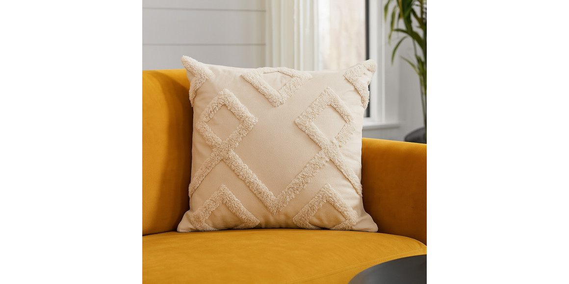 подушка KOOPMAN 45X45CM COTTON 2ASS CL