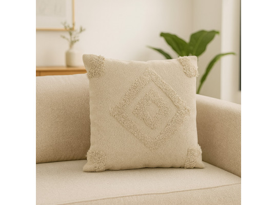 ბალიში KOOPMAN 45X45CM COTTON TUFTED (839436)