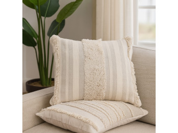 подушка KOOPMAN 45X45CM TASSELS 3ASS