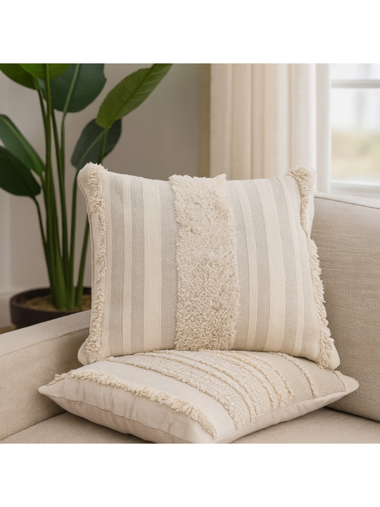 ბალიში KOOPMAN 45X45CM TASSELS 3ASS