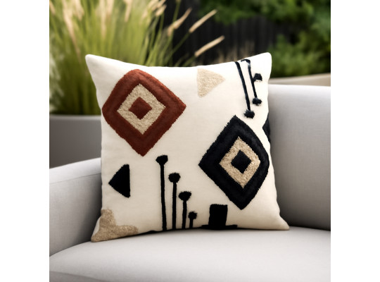 подушка KOOPMAN 45X45CM TUFTED AZTEC (918398)