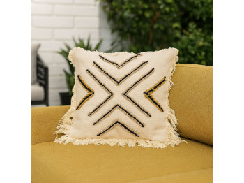 pillow KOOPMAN 45X45CM WITH FRINGLES (541237)