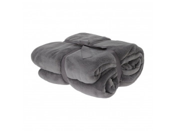 plaid KOOPMAN 180X230CM FLEECE GREY