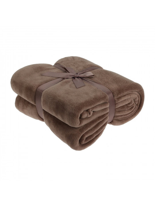 plaid KOOPMAN 180X230CM FLEECE TAUPE