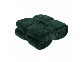 plaid KOOPMAN 180X230CM FLEECE GREEN