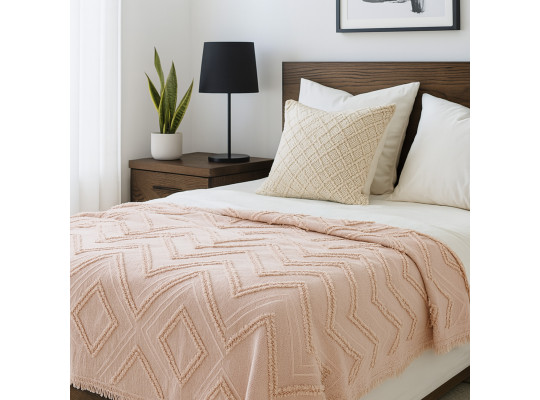 bed cover RESTFUL NAKI01 180X250 PUDRA