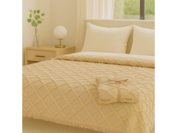 გადასაფარებელი RESTFUL NAKI02 250X250 BEIGE