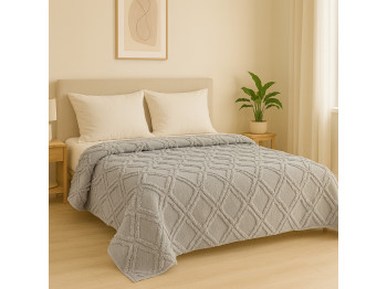 გადასაფარებელი RESTFUL NAKI02 250X250 LIGHT GREY