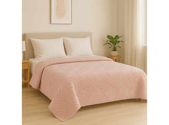 bed cover RESTFUL NAKI04 250X250 PUDRA