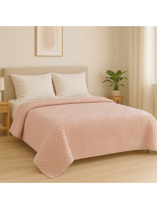 bed cover RESTFUL NAKI04 250X250 PUDRA