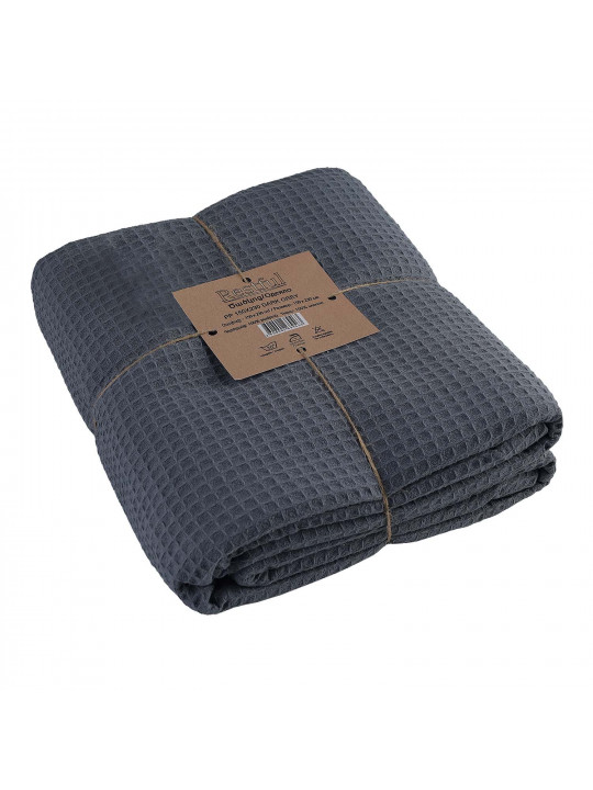 plaid RESTFUL PP 150X230 DARK GREY