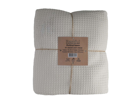 პლედი RESTFUL PP 150X230 LIGHT CREAM