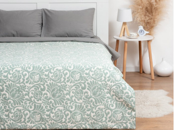 bed cover SIMA-LAND ETEL 150X240 PATTERN GREEN