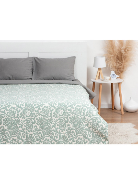 bed cover SIMA-LAND ETEL 200X240 PATTERN GREEN