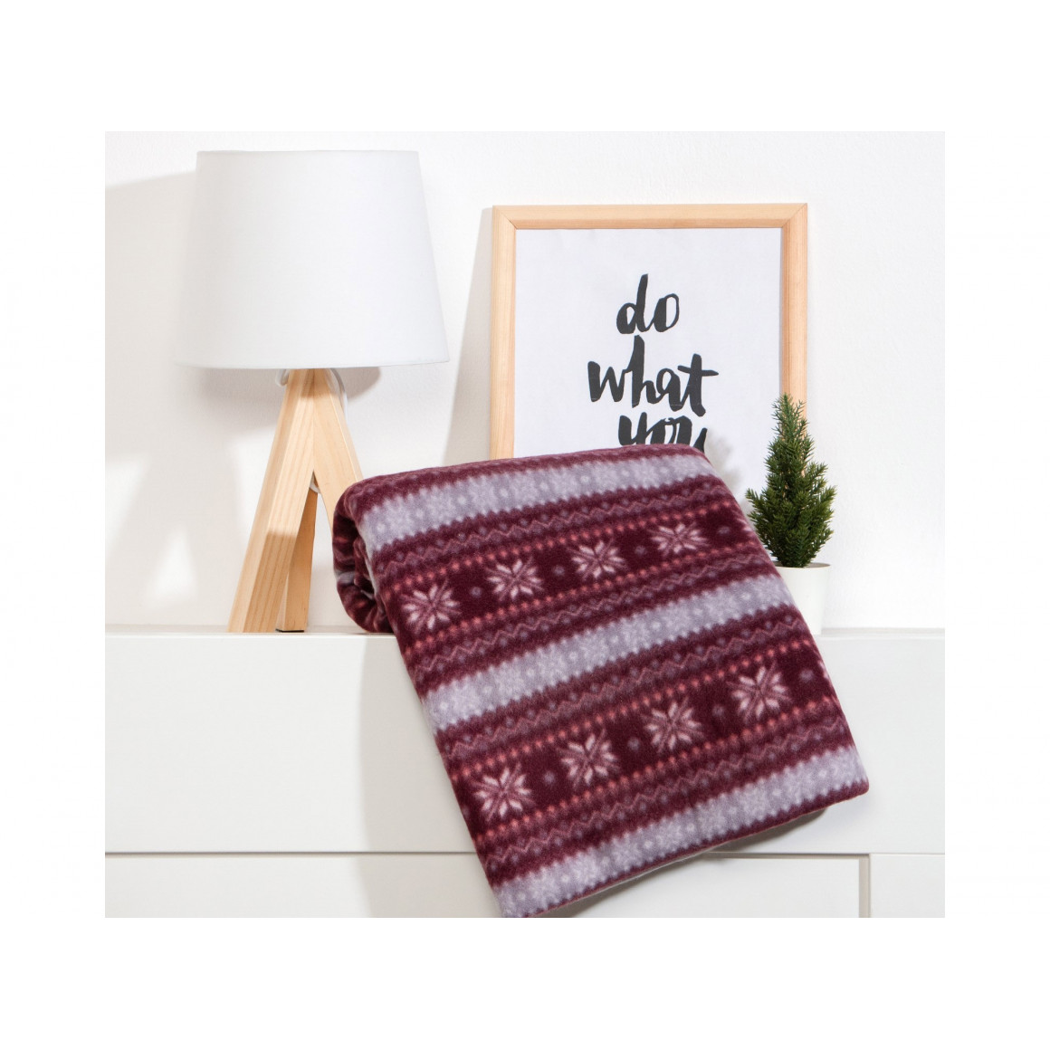 plaid SIMA-LAND ЭКОНОМ И Я WINTER ORNAMENT 150X130