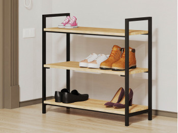 shoe shelf HOBEL IRON BLACK/K003 75x80x30 (1) -G2