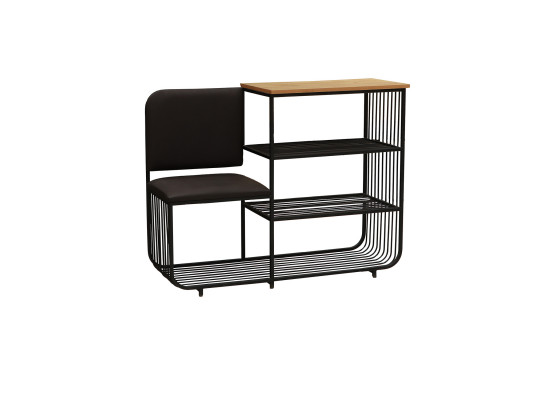 shoe shelf HOBEL WMX-SH-666 METAL BROWN L (1)