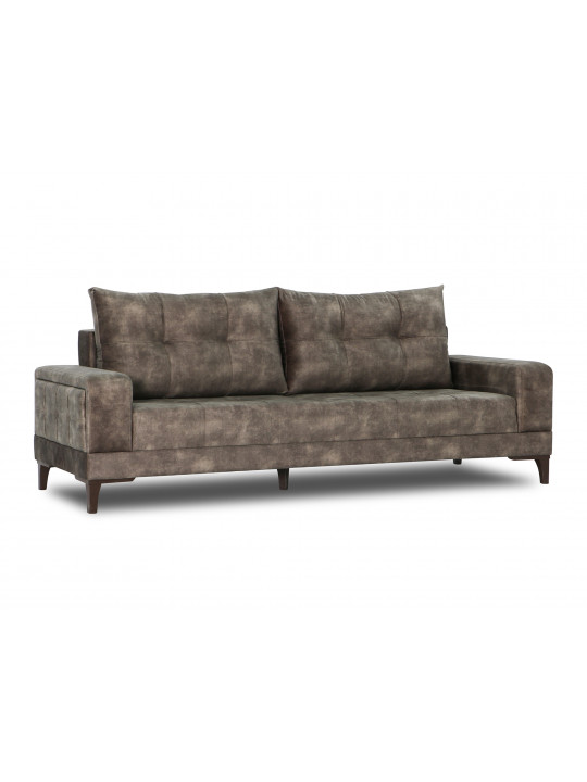 sofa set HOBEL AGATA 3+1+1 BROWN RIO 5 (3)