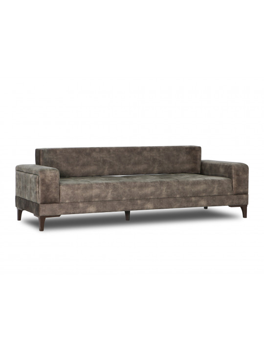 sofa set HOBEL AGATA 3+1+1 BROWN RIO 5 (3)