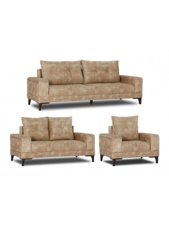 sofa set HOBEL AGATA 3+2+1 BEIGE RIO 3 (3)